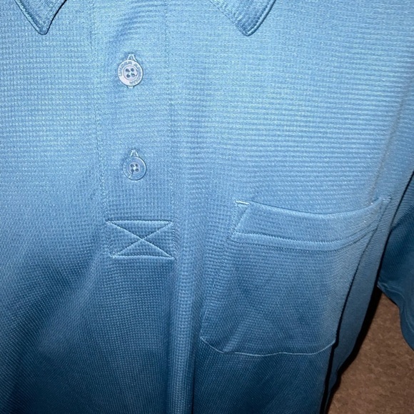 Men’s used size XXL Under Armour UA all season blue polo shirt - Picture 3 of 4